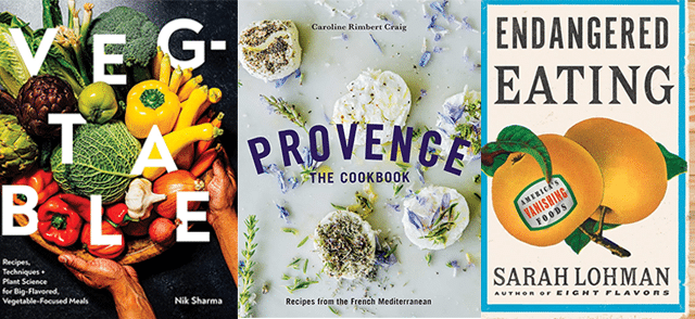 Three cookbook covers