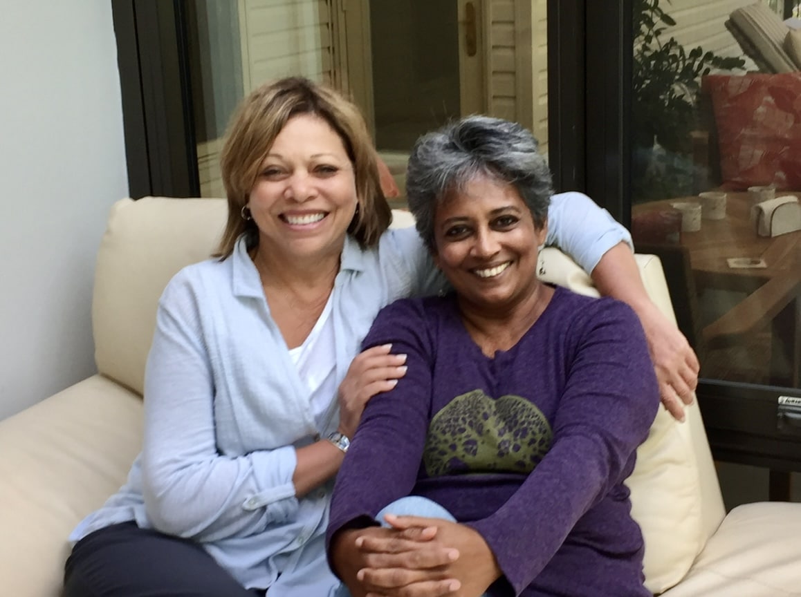 Denise Landis and Shona Patel