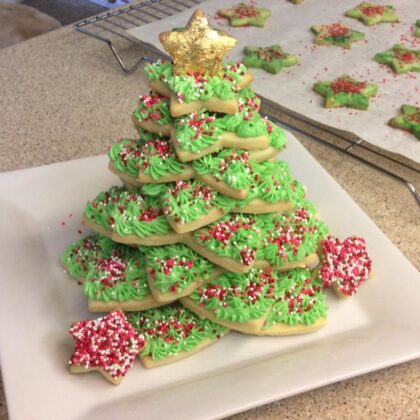 Christmas Tree Cookie