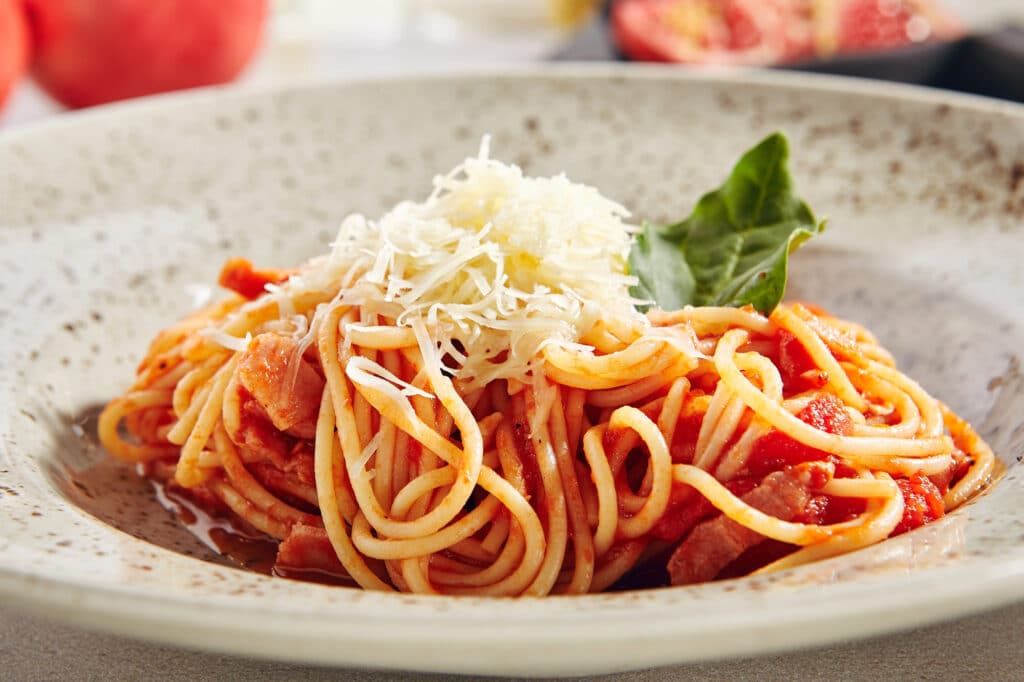Pasta Amatriciana Alla Giudia