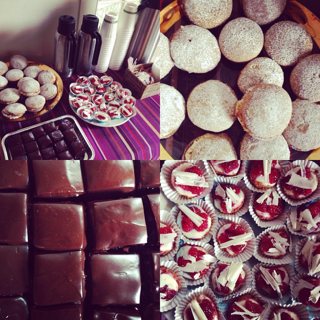 collage of cookies, brownies and sweets