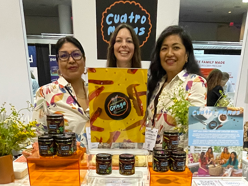 Three of Cuatro Mamas at Summer Fancy Food Show