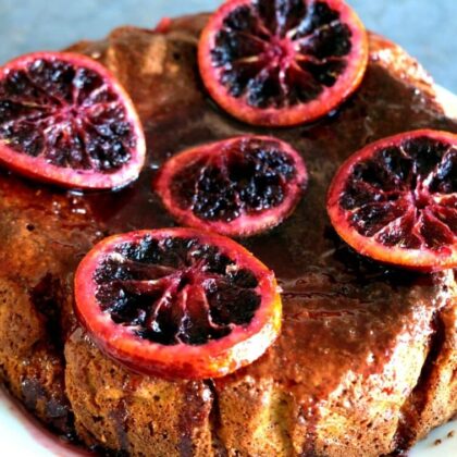 Gluten-free blood orange cake 