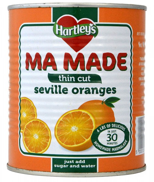 can of MaMade thin cut seville oranges