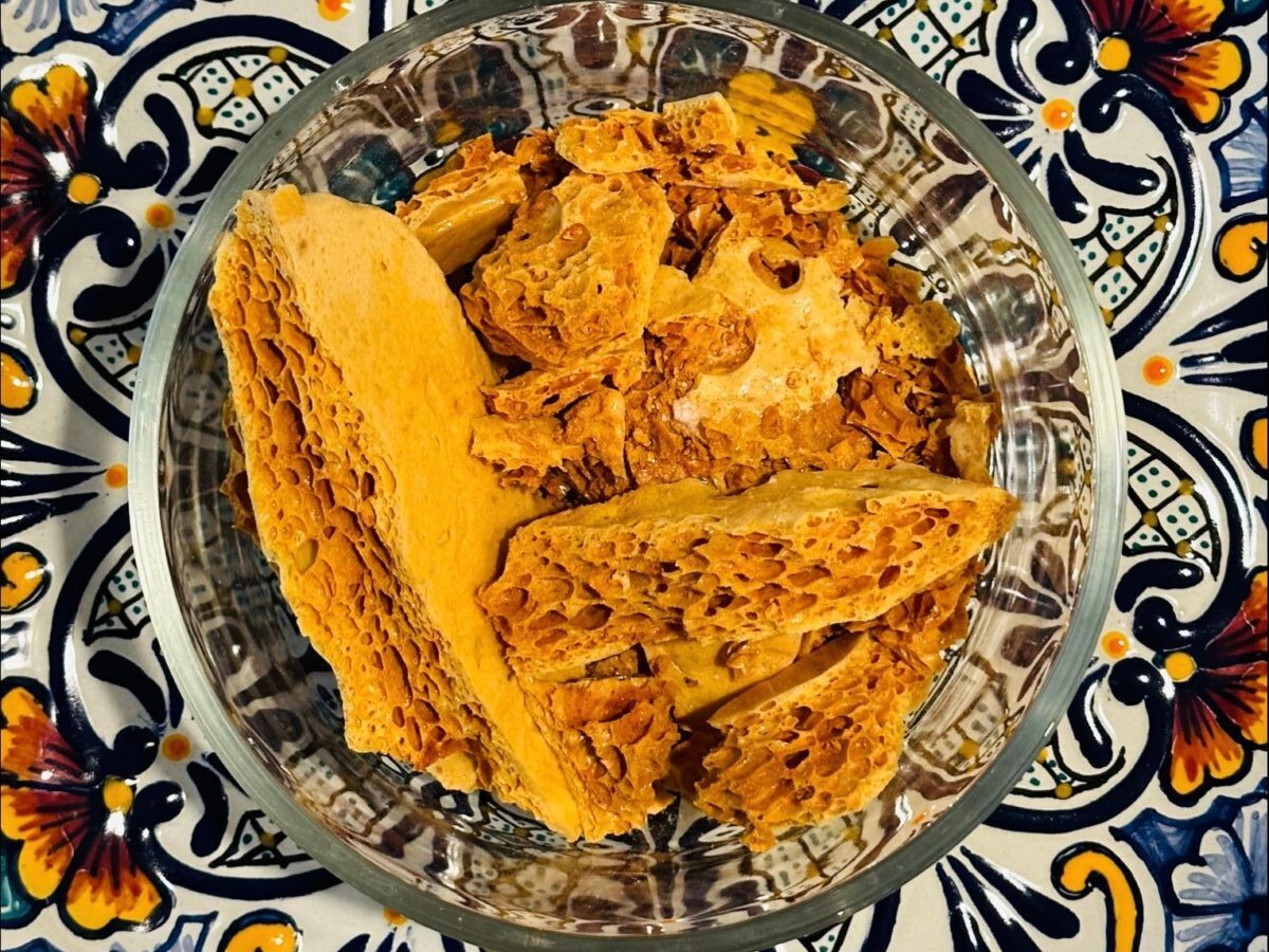 honeycomb candy for ice cream