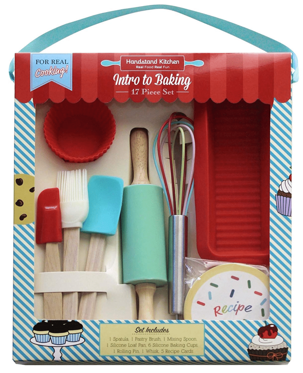 Intro to Baking, 17 piece set of tools for little hands