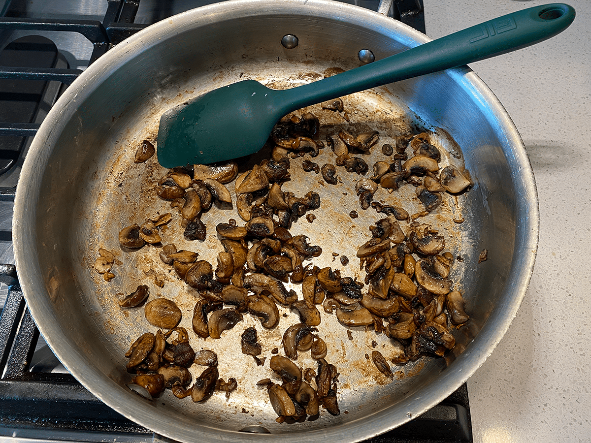 cooked mushrooms