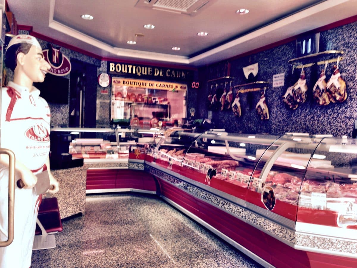 Meat store in Porto