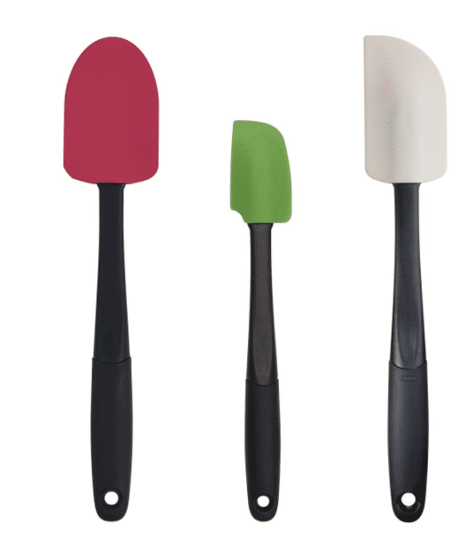 set of 2 silicone spatulas by Oxo