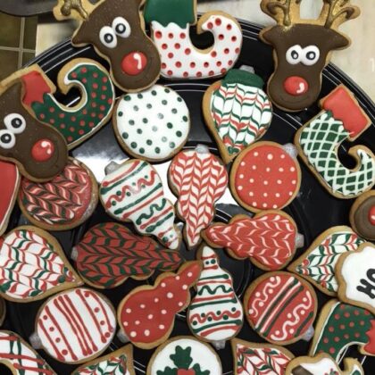 Decorated Ornament Cookies