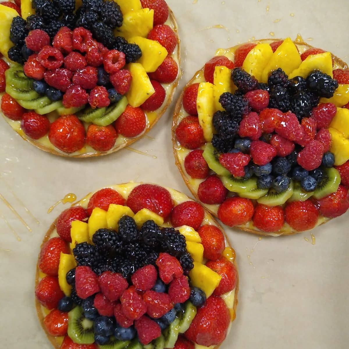 Fruit Tarts from Work
